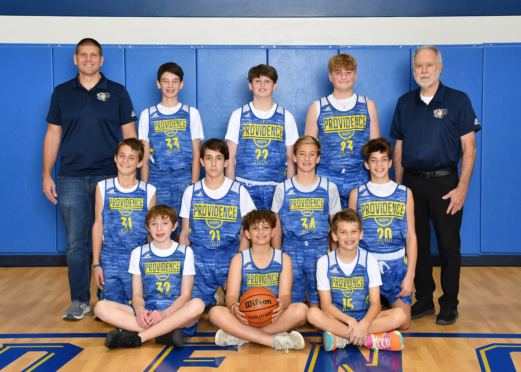 Providence Classical School 2024-2025 Middle School Boys Basketball A Team