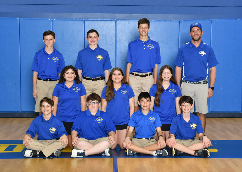 Providence Classical School 2023-2024 Middle School Golf Team