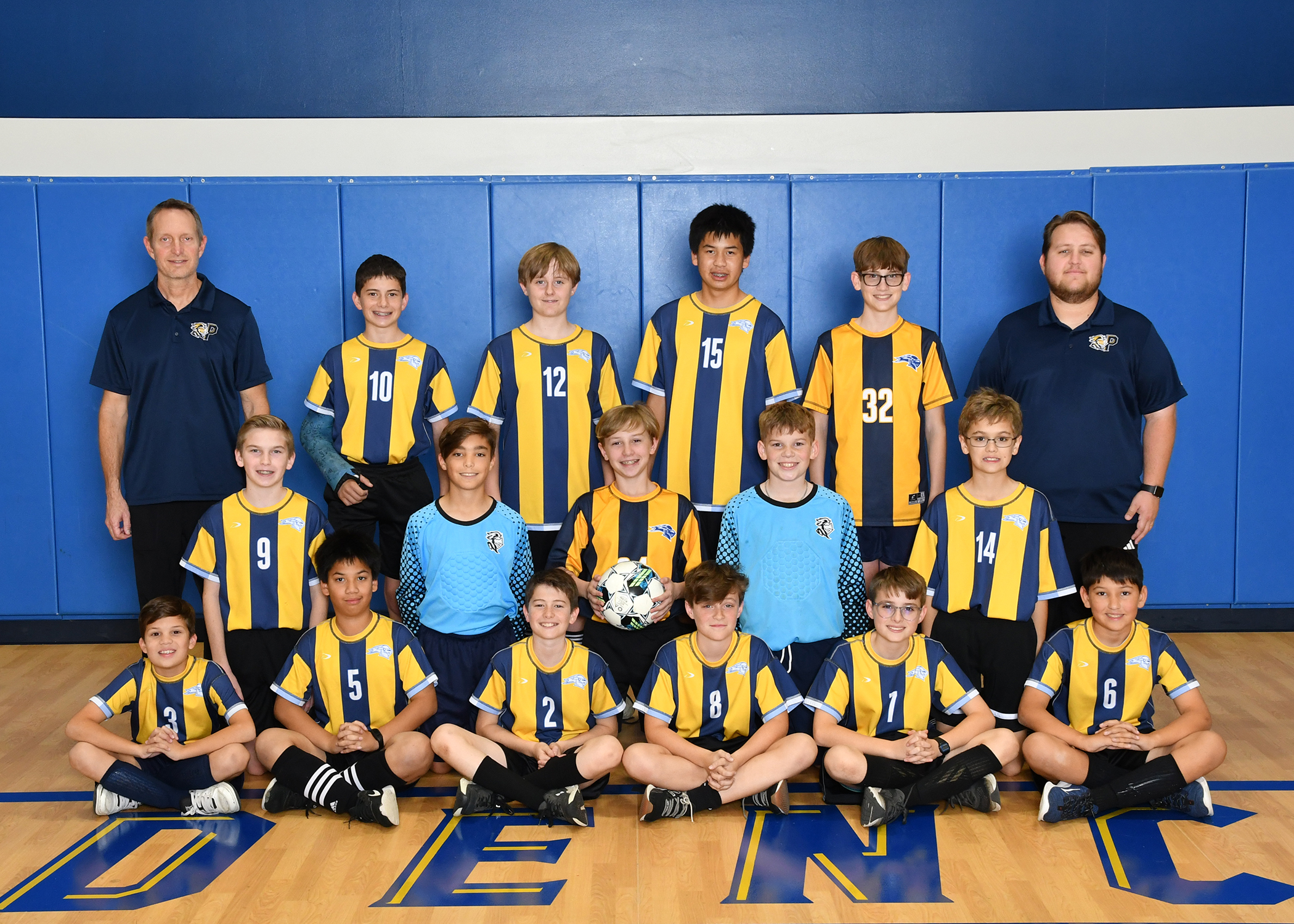 Providence Classical School 2024-2025 Middle School Boys Soccer Team