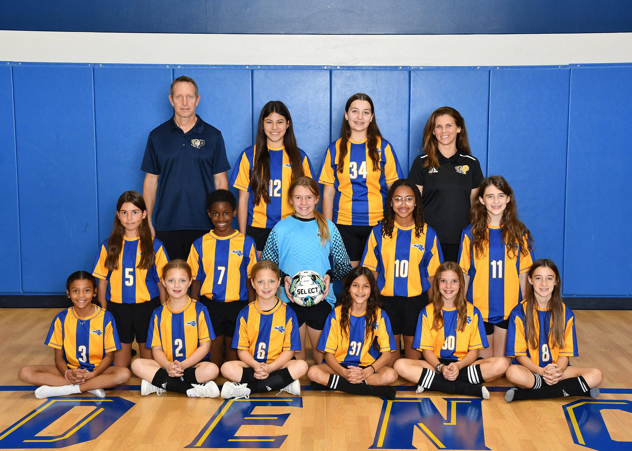 Providence Classical School 2024-2025 Middle School Girls Soccer Team