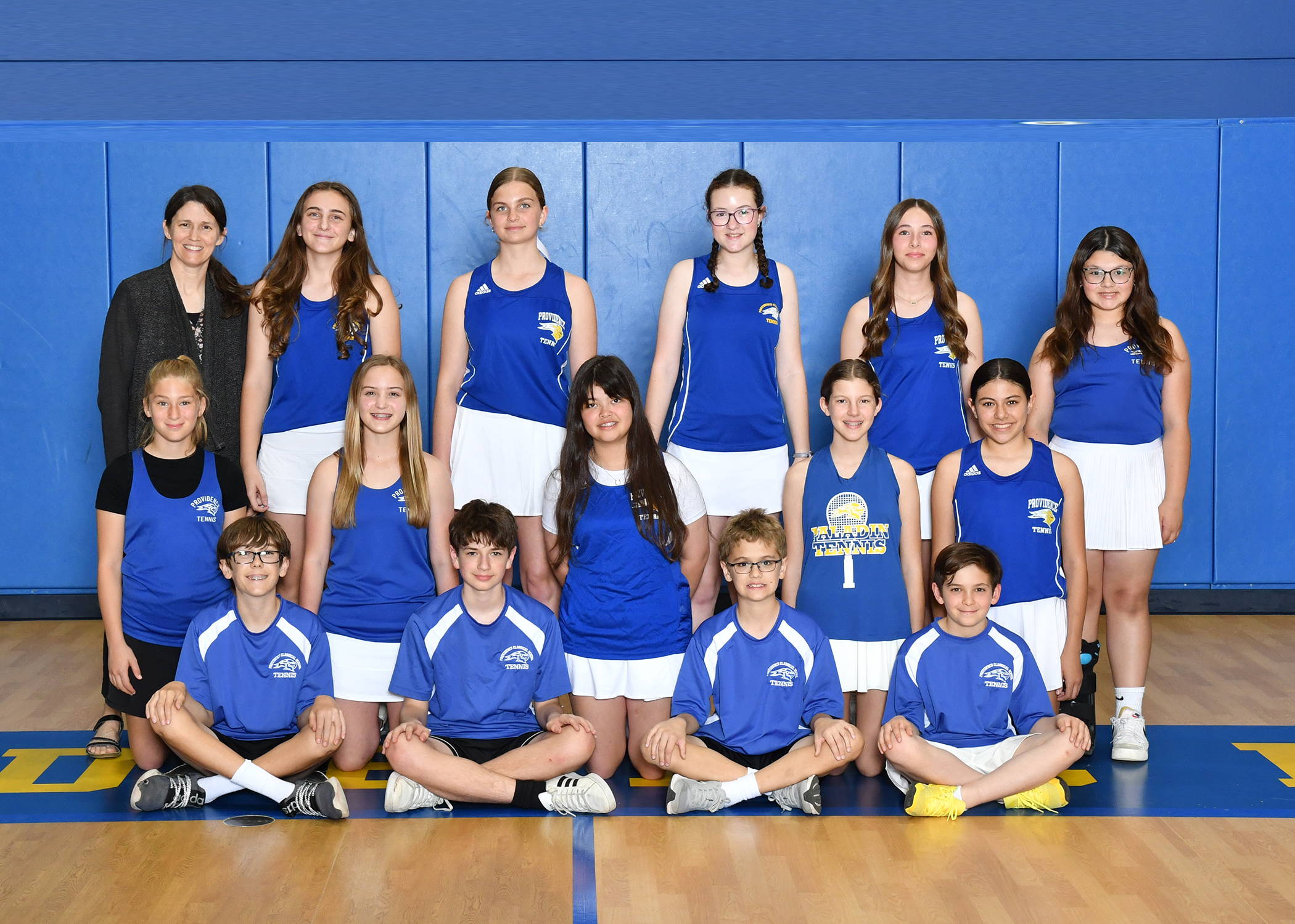 Providence Classical School 2023-2024 Middle School Tennis Team
